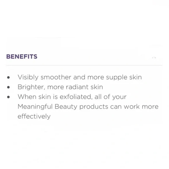 Meaningful Beauty Intensive Triple Exfoliating Treatment - New - Picture 2 of 4